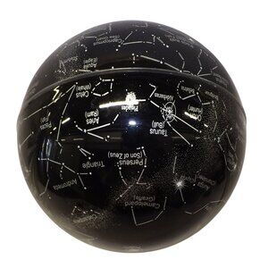 Magnetic Star Globe Constellation Black Sphere Educational Astronomy Decor